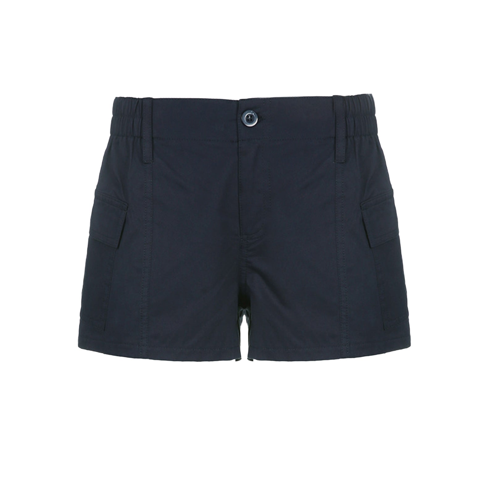 Women's Denim Shorts - Versatile Solid Color Overalls