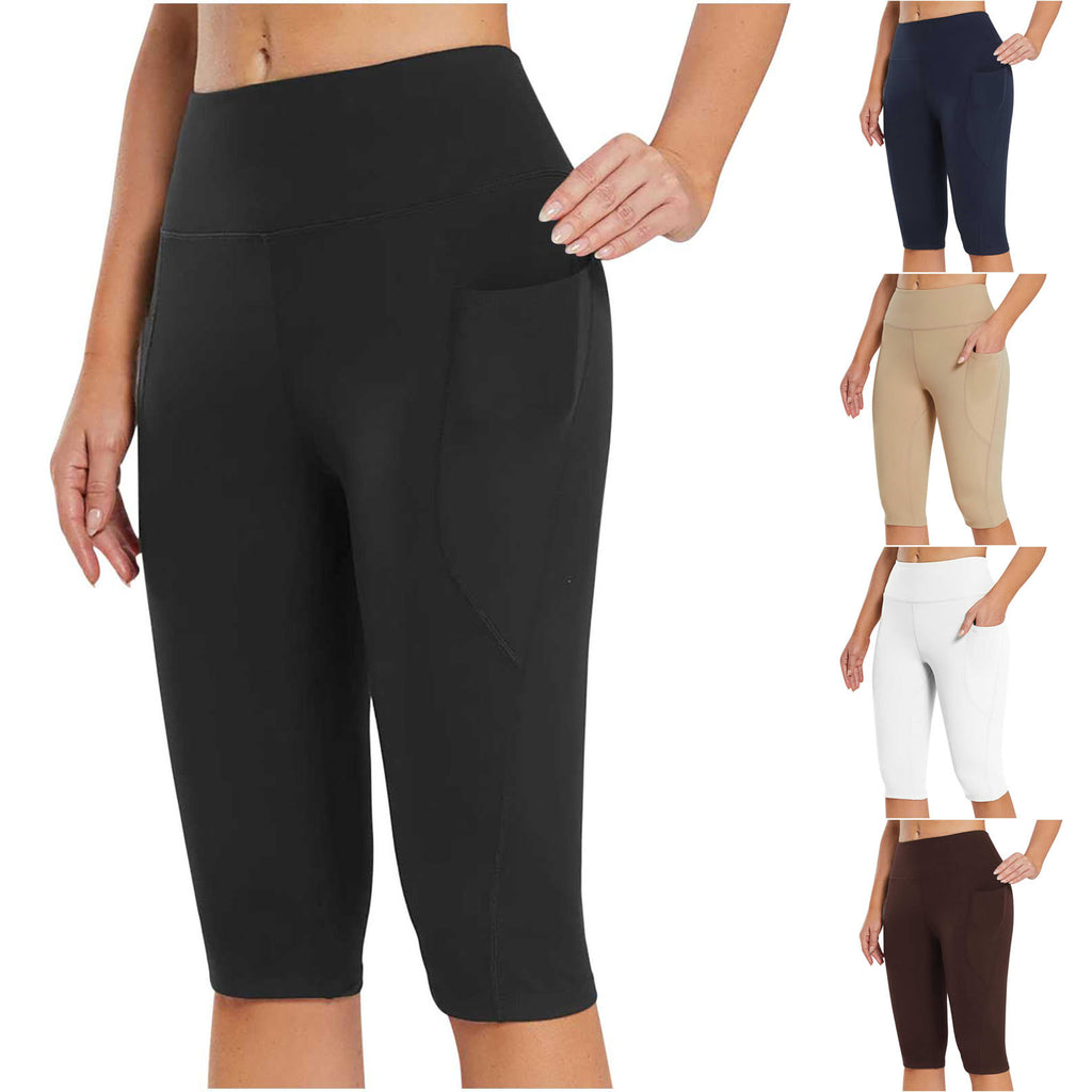 Women's Printed Neoprene Workout Shorts and Yoga Pants