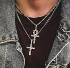 Hip Hop Cross Necklace