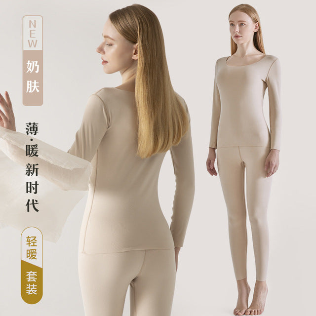 Double-Sided Thermal Underwear Set for Women