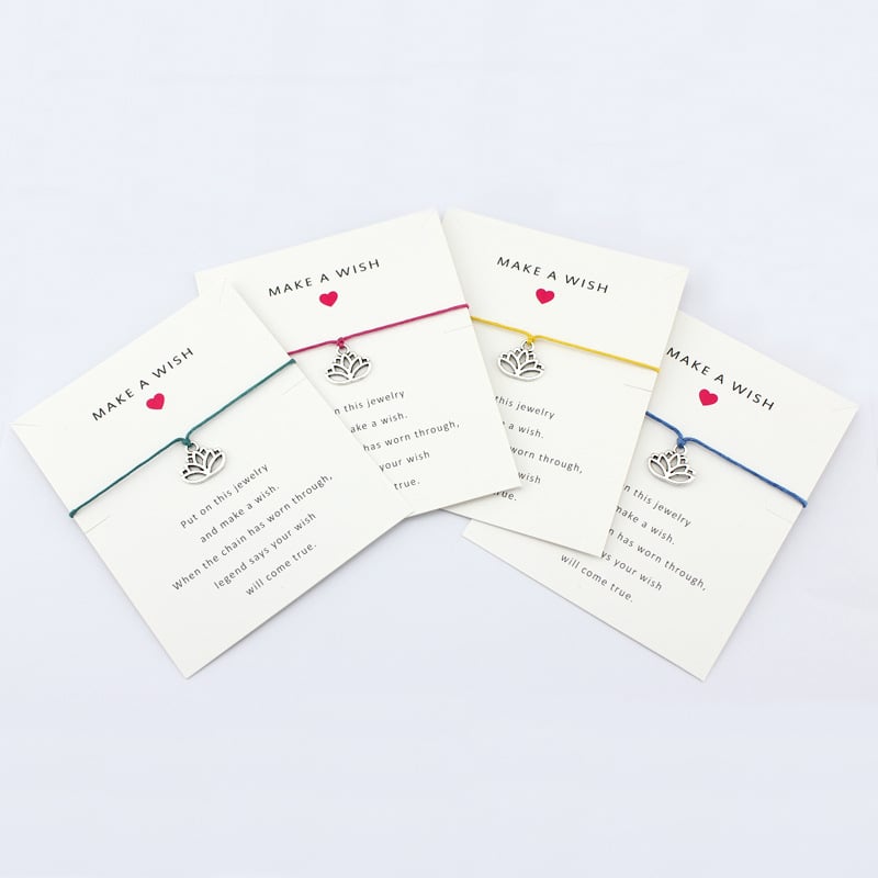 Infinity Wish Bracelet - DOG Blessing Card Included