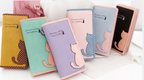 Cute Cat Long Wallet with Colorful Design (One Piece)