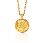 Men's Jesus Round Pendant - Hip Hop Titanium Jewelry