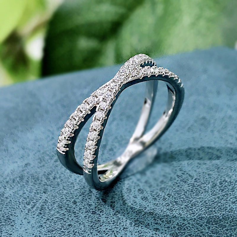 Silver Cross Ring for Women