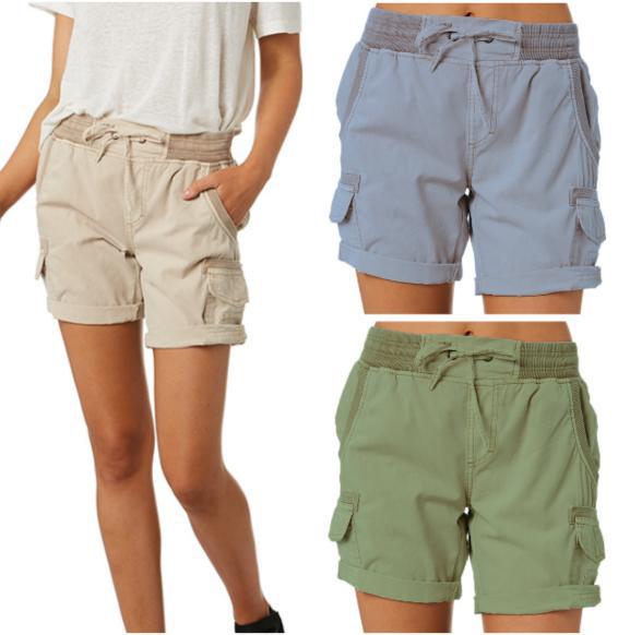 Casual High Waist Cargo Shorts for Women