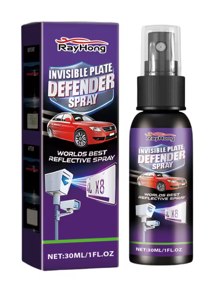 RayHong Reflective License Plate Defender Spray 30ml