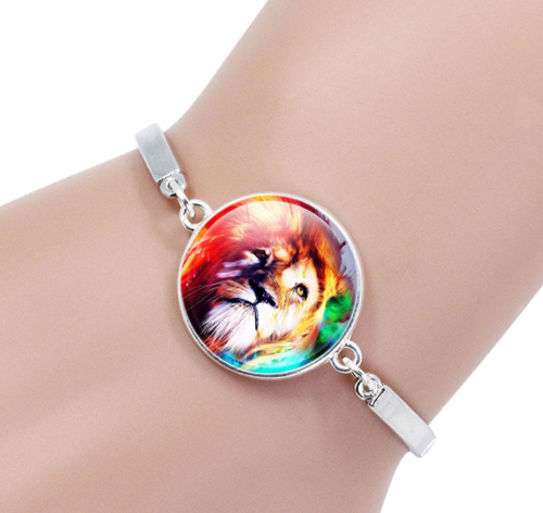 Animal Horse Glass Time Stone Bracelet
