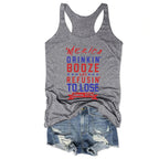 Cute Summer Tank Top for Drinking Women | Organic Cotton