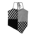 Plus Size Women's Cropped Tank Top with Strap Design