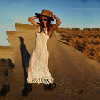 Knit Tassel Beach Cover-Up Dress