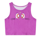 Women's Sleeveless Pikachu Print Tank Top with Pockets