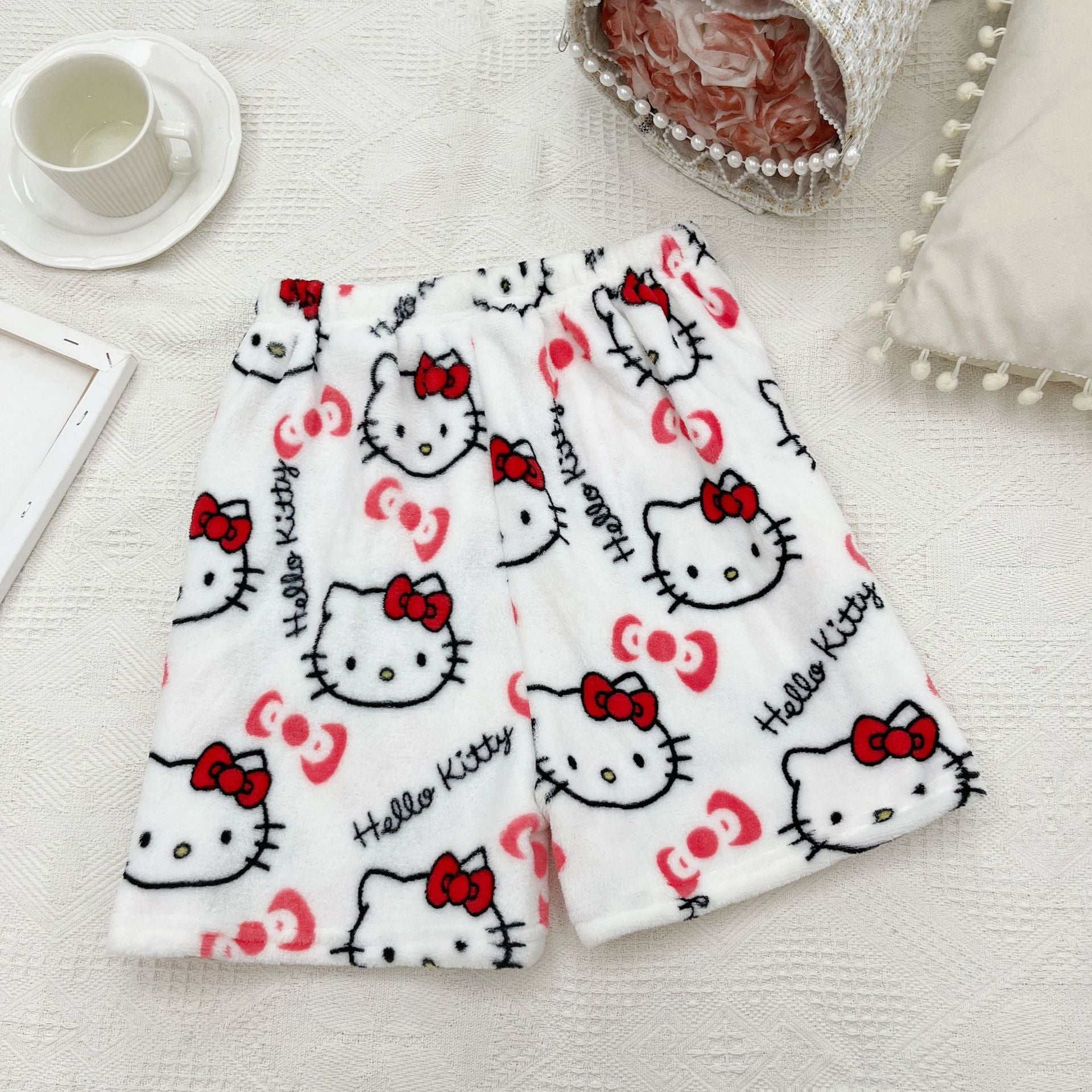 Women's High-Waisted Fleece Shorts - Summer Style