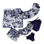Family Matching Tropical Swimwear Set