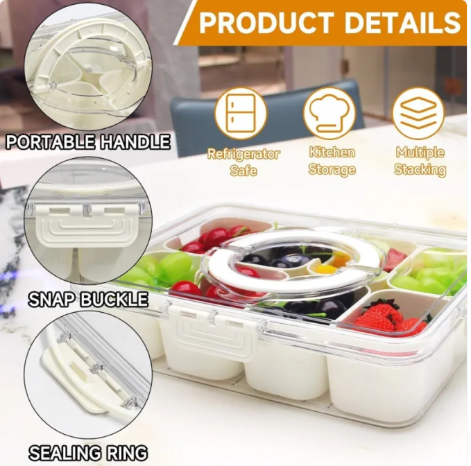 Food Storage Lunch Box - BPA-Free Meal Prep Container