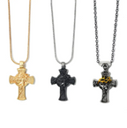 Jesus Cross Pendant Necklace | Christian Jewelry