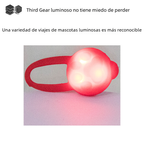 Silicone LED Pet Warning Pendant - Paw Print Design