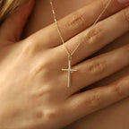 Crown Cross Necklace