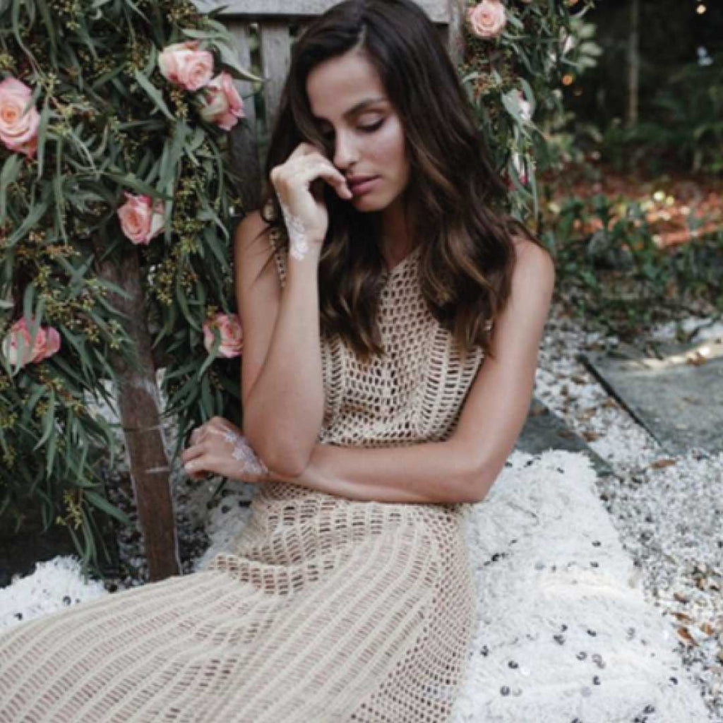 Cayetana Crochet Beach Cover-Up Dress