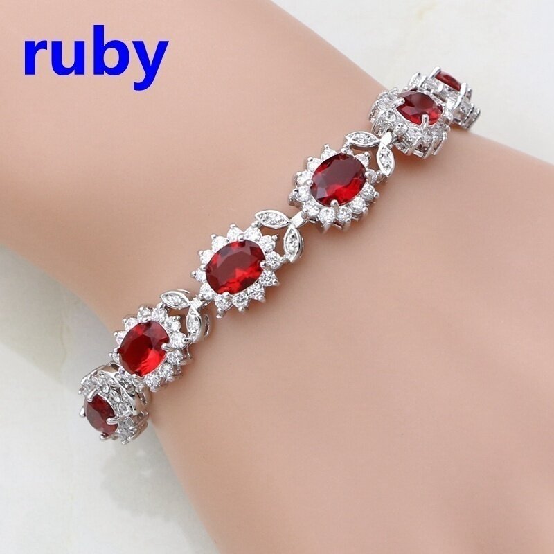 Inlaid Cross Bracelet for Women