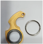 Metal Texture Rotating Keychain | Accessory