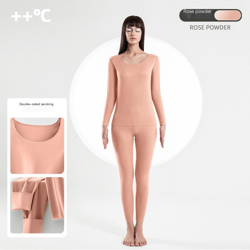 Double-Sided Thermal Underwear Set for Women