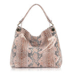 Resort Snake Skin Print Handbag