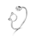 Cute Cat Claw Cut-out Ring