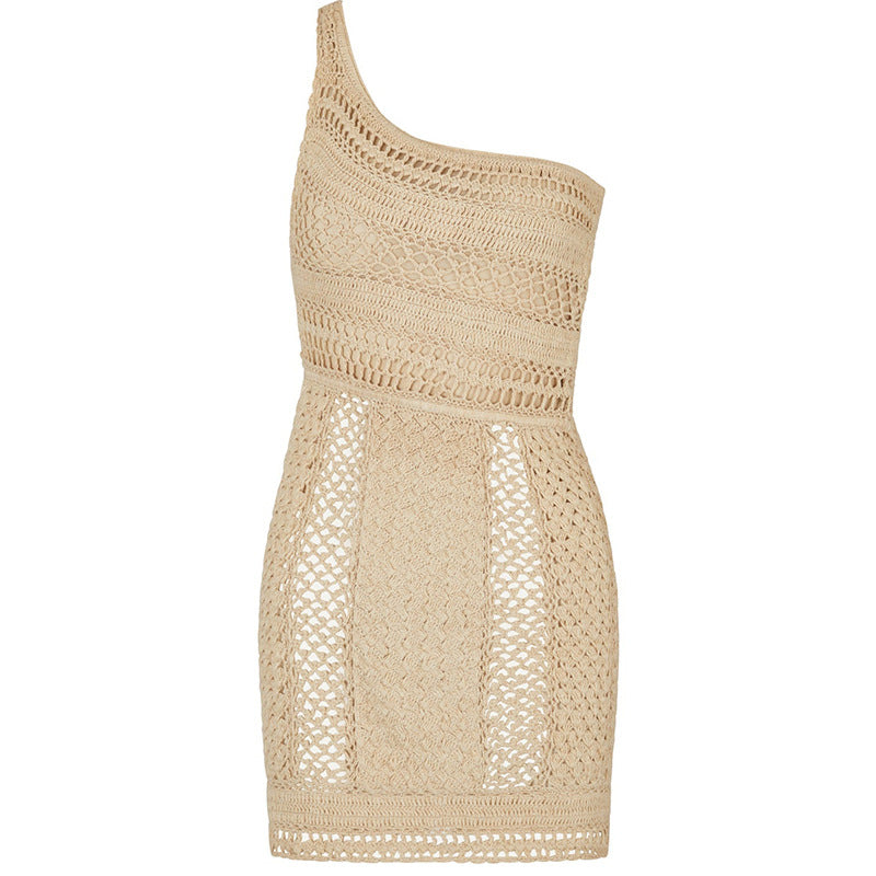 2023 Women's Knitted Beach Cover-Up with Sleeves
