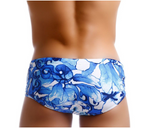 Printed Low Waist Quick-Dry Swim Trunks (Swim Shorts)