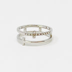 Forever Double Cross Ring
