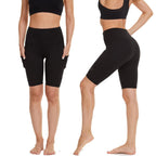 Women's High Waist Pocket Yoga Shorts