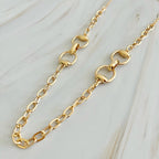 Double Equestrian Chain Necklace | Jewelry