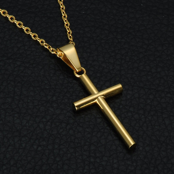 Stainless Steel Christian Cross Necklace Pendant | Christian Jewelry