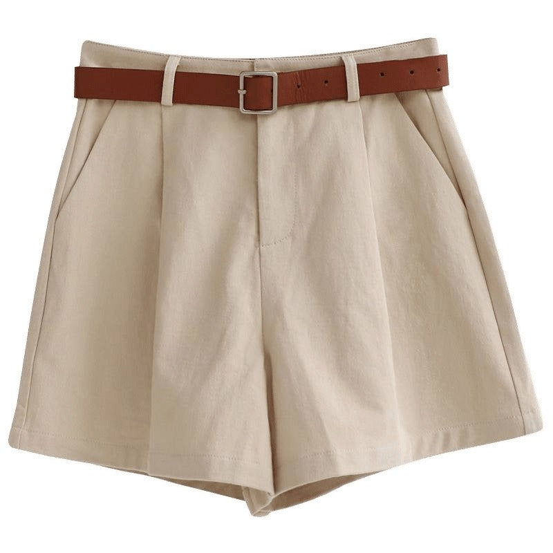 High Waist Wide Leg Women's Shorts