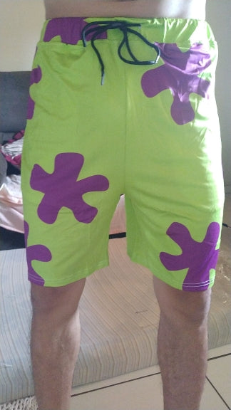 PLstar Cosmos 3D Patrick Star Casual Shorts for Men/Women