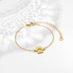 Stainless Steel Pet Paw Charm Bracelet for Women | Jewelry