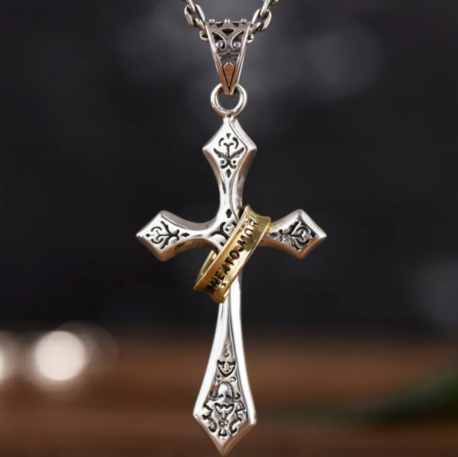 Sterling Silver Jesus Cross Pendant | Christian Jewelry