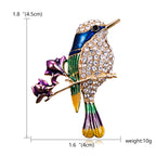 Floral Bird and Butterfly Insect Brooch Collection