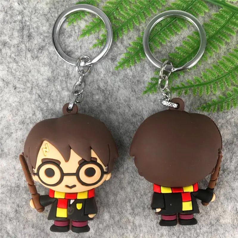 Harry Potter Keychain - Q Version Soft Rubber Gift | Accessory