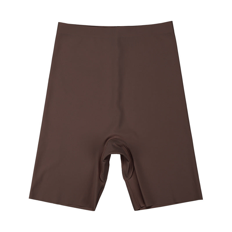 High-Waisted Plus Size Cotton Safety Shorts for Women