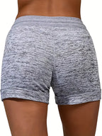 Women's Casual Summer Shorts with Drawstring Pockets