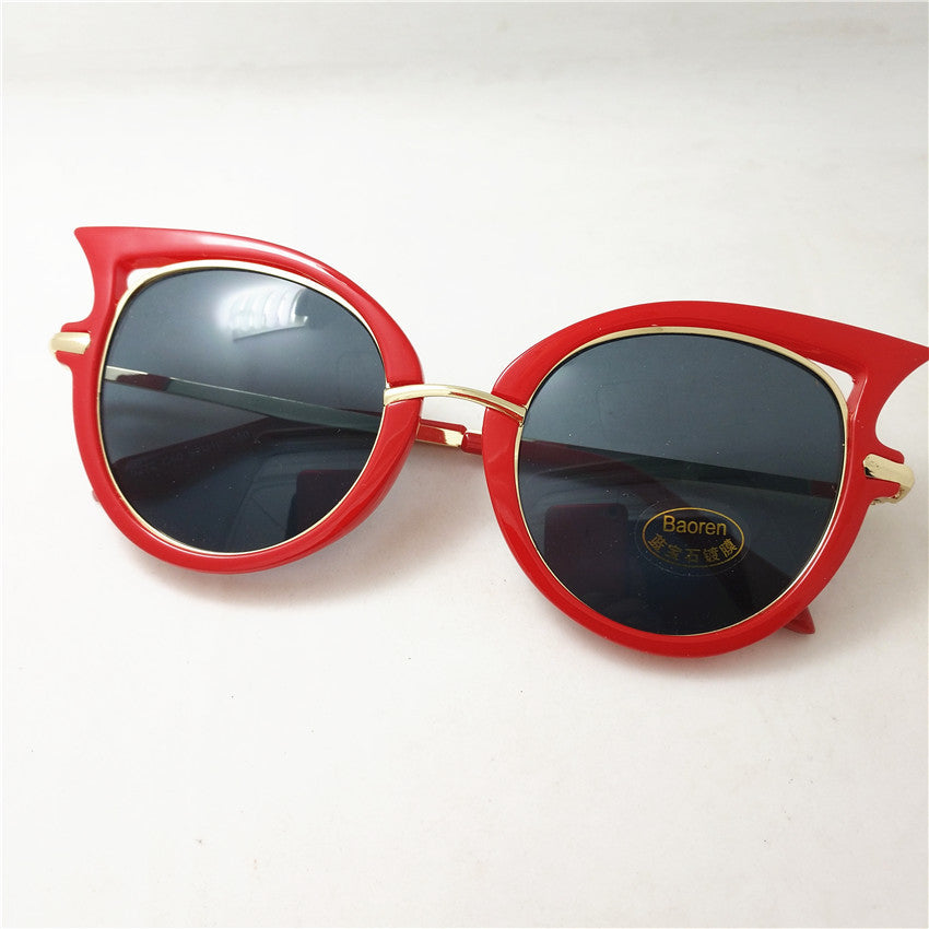 Red Cat-Eye Sunglasses
