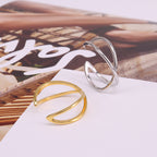 Simple X Cross Creative Ring