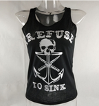 Skull Anchor Graphic Tank Top