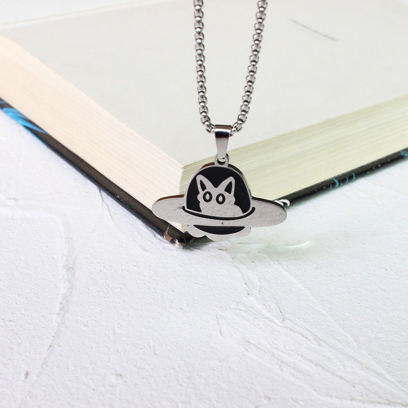 Cat a Box Necklace - Creative Black Cat Pendant | Jewelry