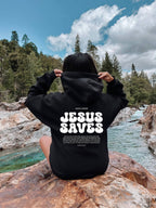 Jesus Saves Hoodie with Bible Verses Design | Faith Streetwear