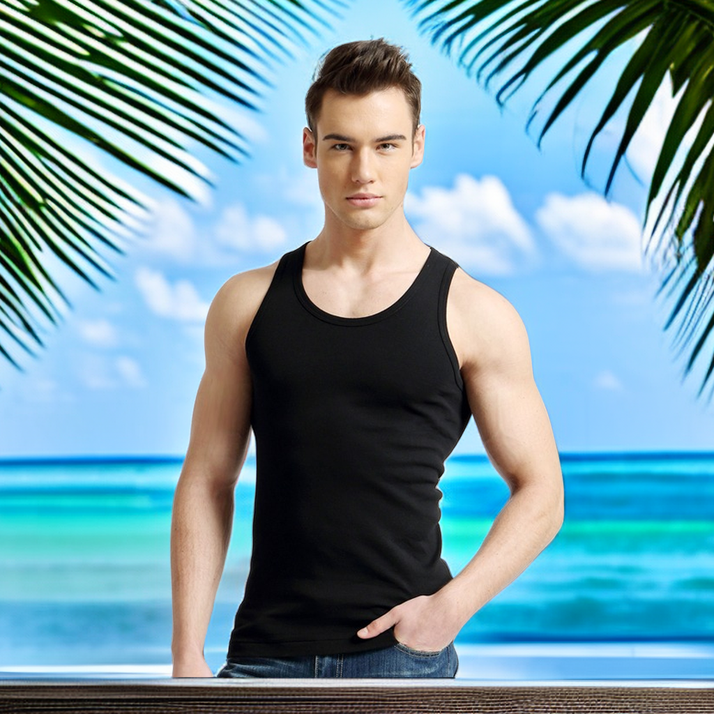 Men's Cotton Slim Fit Tank Top