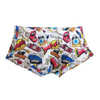 Men's Pop Art Comic Print Swim Trunks