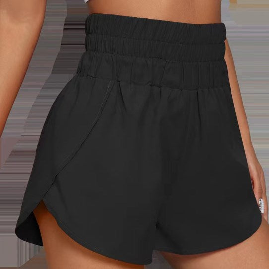 High-Waisted Elastic Shorts for Women (One Piece)