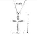 Men's Cross Diamond Pendant Necklace | Christian Jewelry
